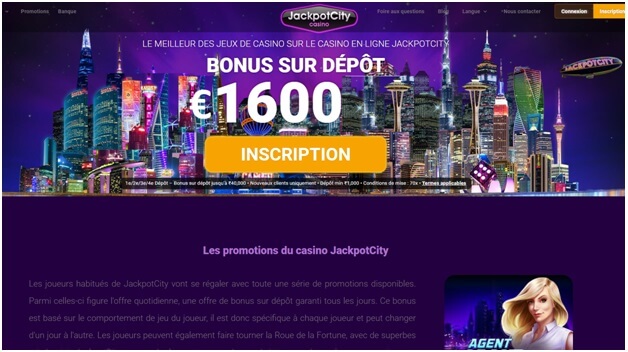 Offres de bonus Jackpot City Casino