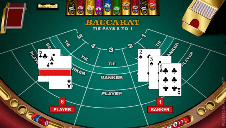 RÈGLES DE JEU DU BACCARAT EN LIGNE