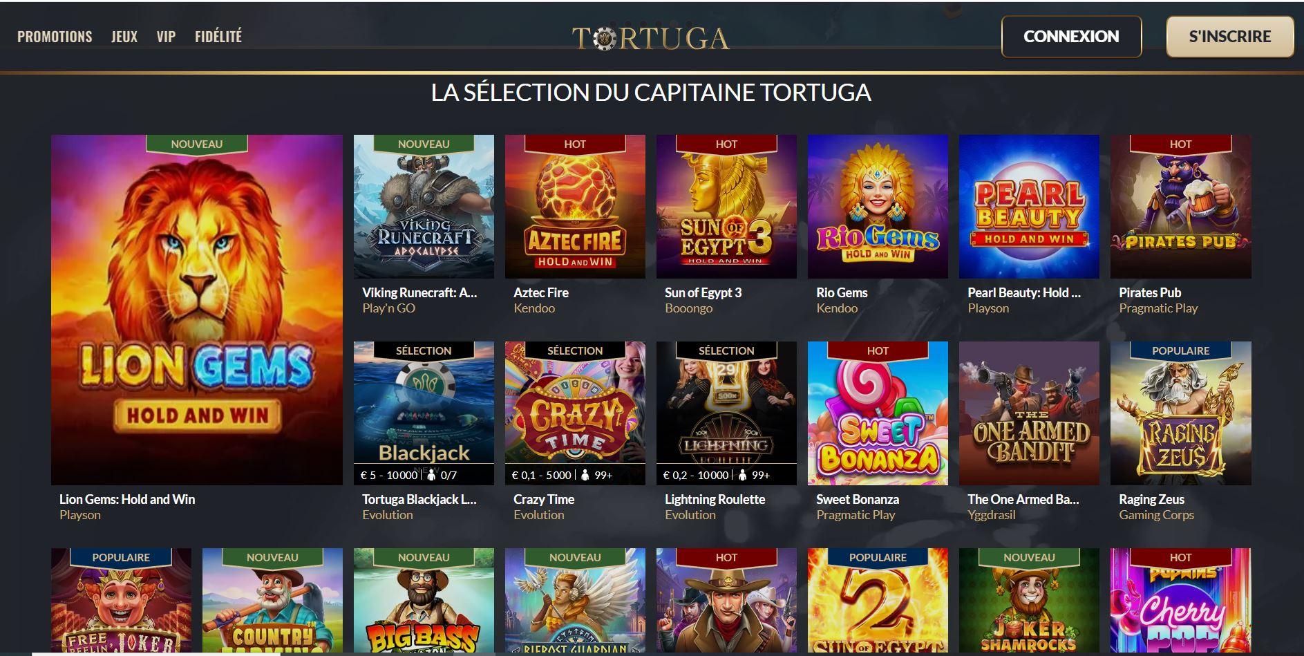 Tortuga Casino France