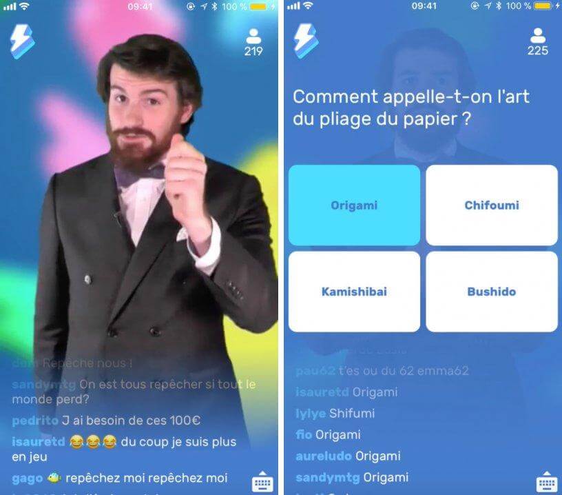 Flash break est un quiz qui a lieu tous les jours à 19h ^pour gagner de l'argent tout en apprenant !